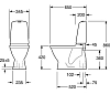 Напольный унитаз Gustavsberg Nautic GB111500201205, безободковый