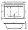 Акриловая ванна Riho Castello BB7700500000000_FLOW белый