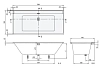 Акриловая ванна Villeroy & Boch Collaro UBA199COR2JV-RW