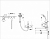 Смеситель для ванны и душа Bravat Simple 6135193CP-LB, хром