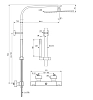 Душевая система Ideal Standard Ceratherm A7542AA хром