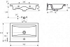 Раковина 70 см Velvex Como rkCOM.70-81