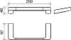 Полотенцедержатель Ravak 10° X07P324, хром