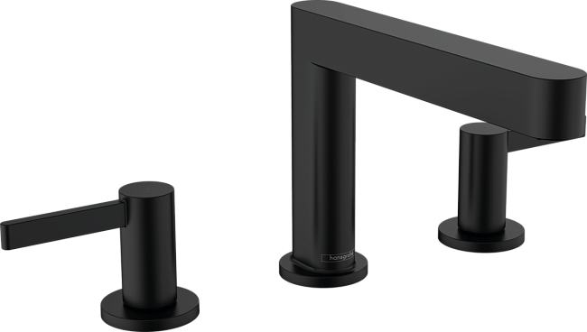 Смеситель для раковины Hansgrohe Finoris 76033670, матовый чёрный