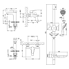 Комплект смесителей для ванны Lemark Point LM0380C хром