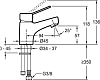 Смеситель для раковины Jacob Delafon EO E24158RU-CP, хром