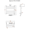 Полотенцесушитель электрический Тругор Идеал серия 2 Идеал2/элТЭН6050П хром