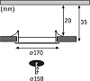 Встраиваемый светодиодный светильник Paulmann Quality Line Panel 92062