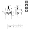 Смеситель для душа Ramon Soler Alexia 362411SOC золото