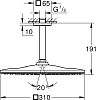 Верхний душ Grohe Rainshower 26566A00 графит