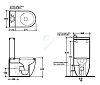 Напольный унитаз Kerasan Flo 750990 Geberit/311701/318101