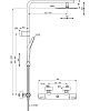 Душевая система Ideal Standard Ceratherm A7704AA хром