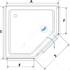 Душевой уголок RGW Hotel HO-084B 90x90 350608499-24, профиль черный