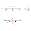 Душевой трап RGW SDR 21210860-011 хром