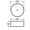 Раковина накладная Акватек AQ5118-MW белый