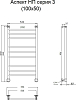 Полотенцесушитель водяной Тругор Аспект НП 3 100*50 (ЛЦ6)