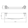 Полка Rav-Slezak Morava MKA0900/50CMAT черный