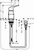 Смеситель для биде Hansgrohe Focus 31629000, хром