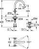 Смеситель для раковины Grohe Atrio New 21044DC3 суперсталь