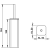 Ёршик Whitecross Cubo CU2474NIB серый