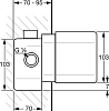 Скрытая часть для смесителя Kludi 33434, белый