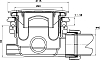 Сифон для поддона RGW Velplex QYD-01 18241101-01, хром