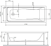 Каркас для ванны Am.Pm Gem W90A-170-075W-R