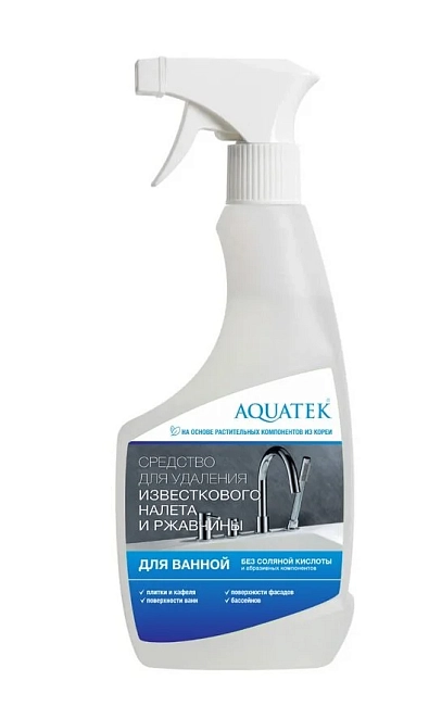 Чистящее средство для удаления известкового налета и ржавчины Aquatek AQ9001, 0.5 л