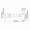 Сифон для раковины WasserKRAFT серия A A150o белый