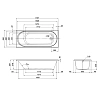 Акриловая ванна Am.Pm X-Joy W94A-170-070W-A белый