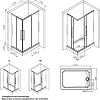 Душевой уголок AM.PM Func 120x80 W84G-403-12080-MТ, матовый хром