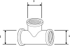 Тройник Royal Thermo 1x1x1