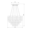 Подвесная люстра Bogates Piano 340/6 Strotskis Smart