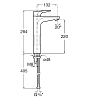 Смеситель для раковины Roca Atlas 5A3790C0M, хром