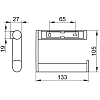 Держатель туалетной бумаги Keuco Plan 14962010001 хром