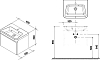 Тумба с раковиной Ravak SD 10° 65 белая