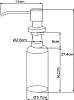 Дозатор для кухонной мойки Domaci Солерно 401 барит