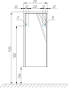 Шкаф Aquaton Сакура 35 1A220703SKW80, белый