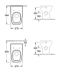 Приставной унитаз Villeroy&Boch Joyce 5608 10 (56081001/5608 10R1)