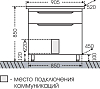 Тумба с раковиной СанТа Марсель 90 напольная
