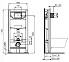 Инсталляция Ideal Standard Prosys Frame 120 M с унитазом Tesi T0079V15SW AquaBlade T0079V1, сиденье микролифт, комплект