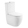 Напольный унитаз BelBagno Sfera-R, безободковый P-trap BB2128CPR