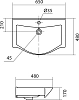 Тумба с раковиной Aquaton Беверли 1A235301BV010/1WH302501 белый