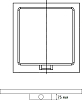 Поддон для душа RGW STA-01B 90x90 16330199-04, черный