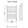 Полотенцесушитель электрический Ника Step-2 STEP-2 100/50 U хром