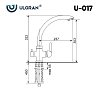 Смеситель для кухни Ulgran U-017 U-017-309 серый