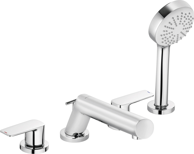 Смеситель на борт ванны Kludi Pure&Style 404250575, хром