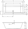 Акриловая ванна Riho Lugo 160x70 B138001005