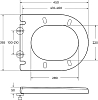 Крышка-сиденье для унитаза Cezares Stylus CZR-GN-SC с микролифтом, белый