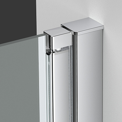 Душевая дверь Vincea Alpha VDP-3AL650MT 65x195 см, хром, стекло текстурное